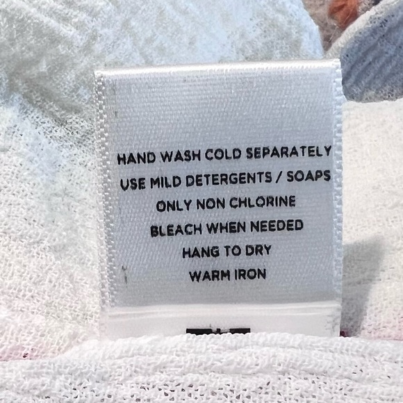 NWOT Robert Roller Rabbit Embroidered Gauze Tunic - Picture 13 of 14